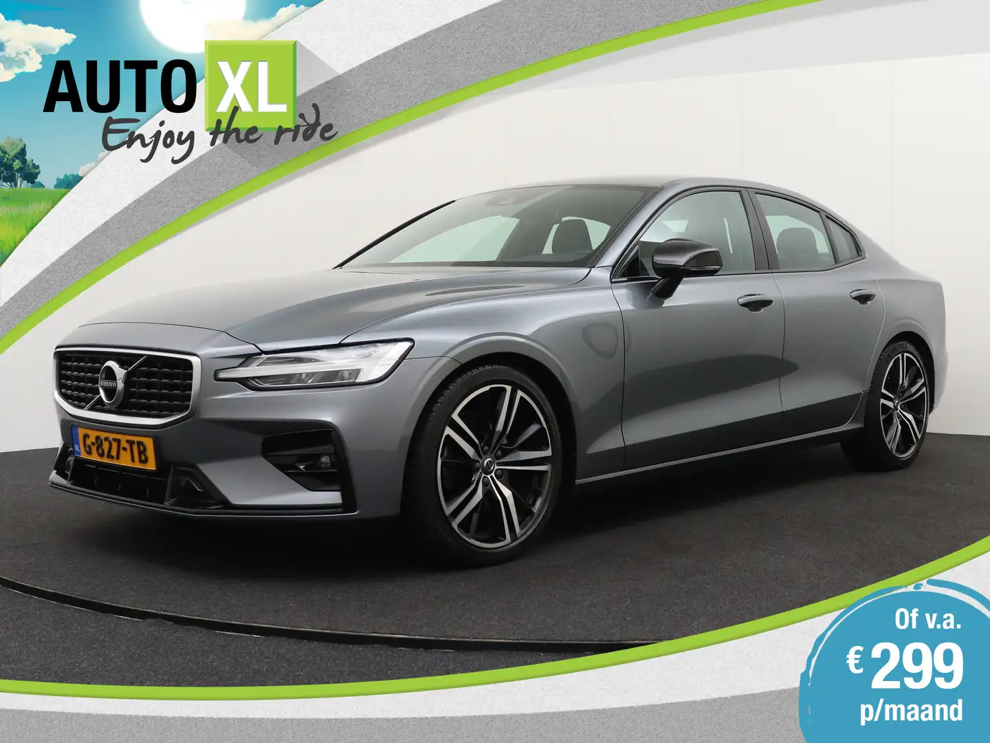 Volvo S60 2.0 T4 211 PK Aut. R-Design 19' LMV Leder Memory C Gris - 1