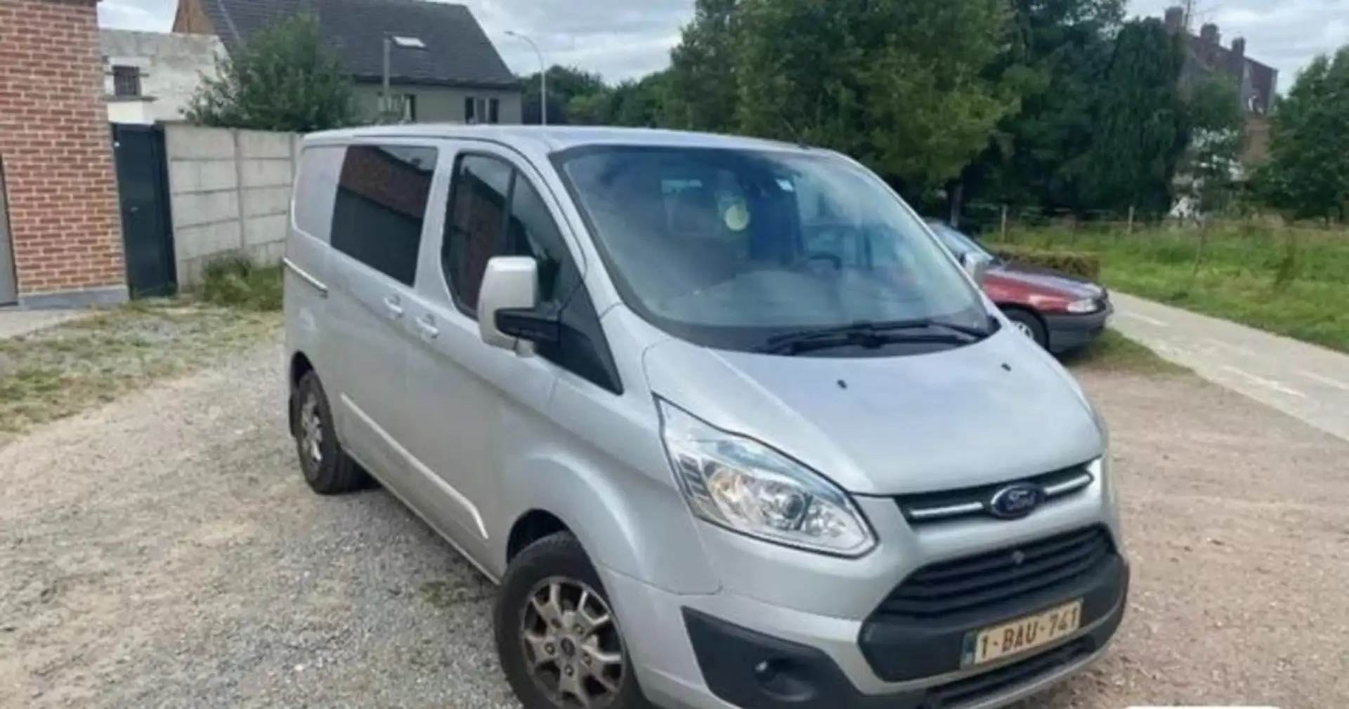 Ford Transit Custom Dubbel cabine 6 zit Gris - 1