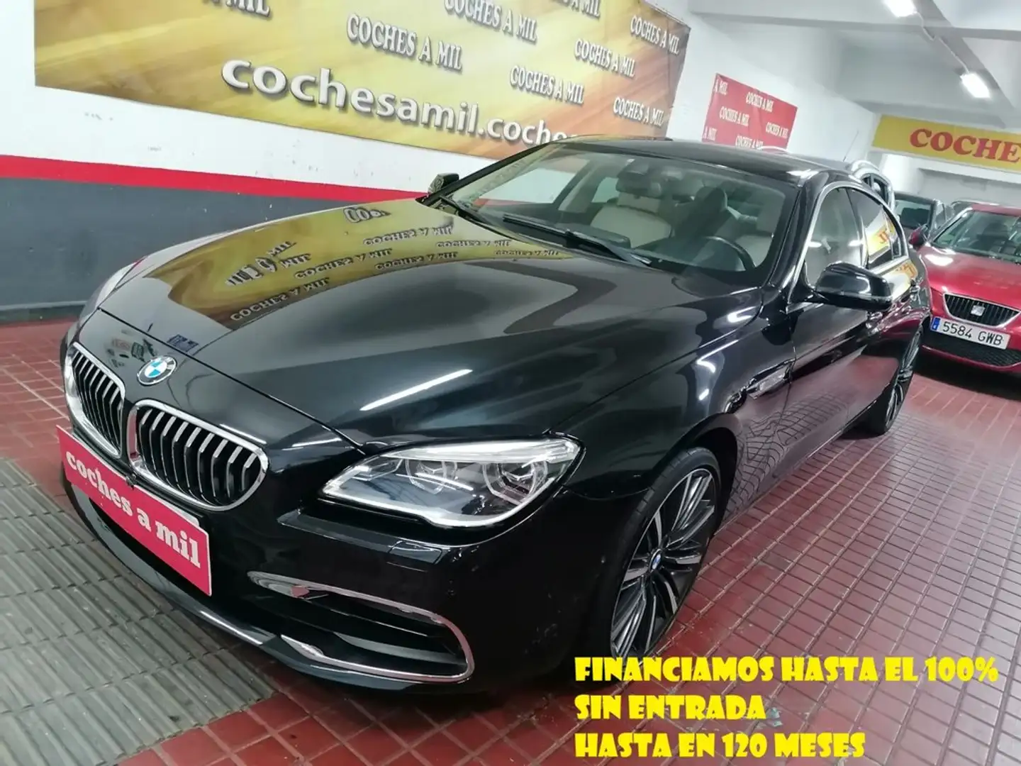 BMW 640 640d Gran Coupe Noir - 1