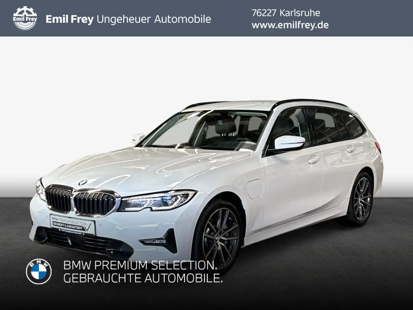 BMW 330 e Touring Aut. Sport Line Weiß - 1