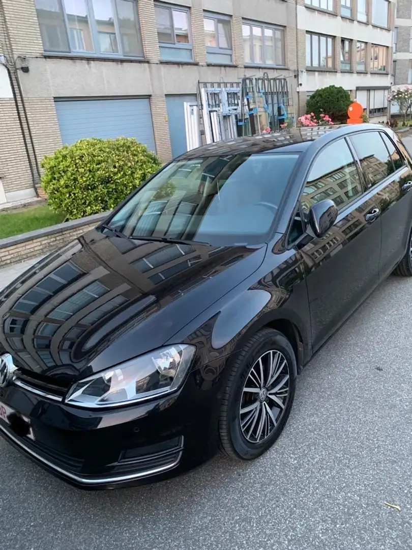 Volkswagen Golf Golf 1.6 TDI BlueMotion Technology DSG Allstar Zwart - 1