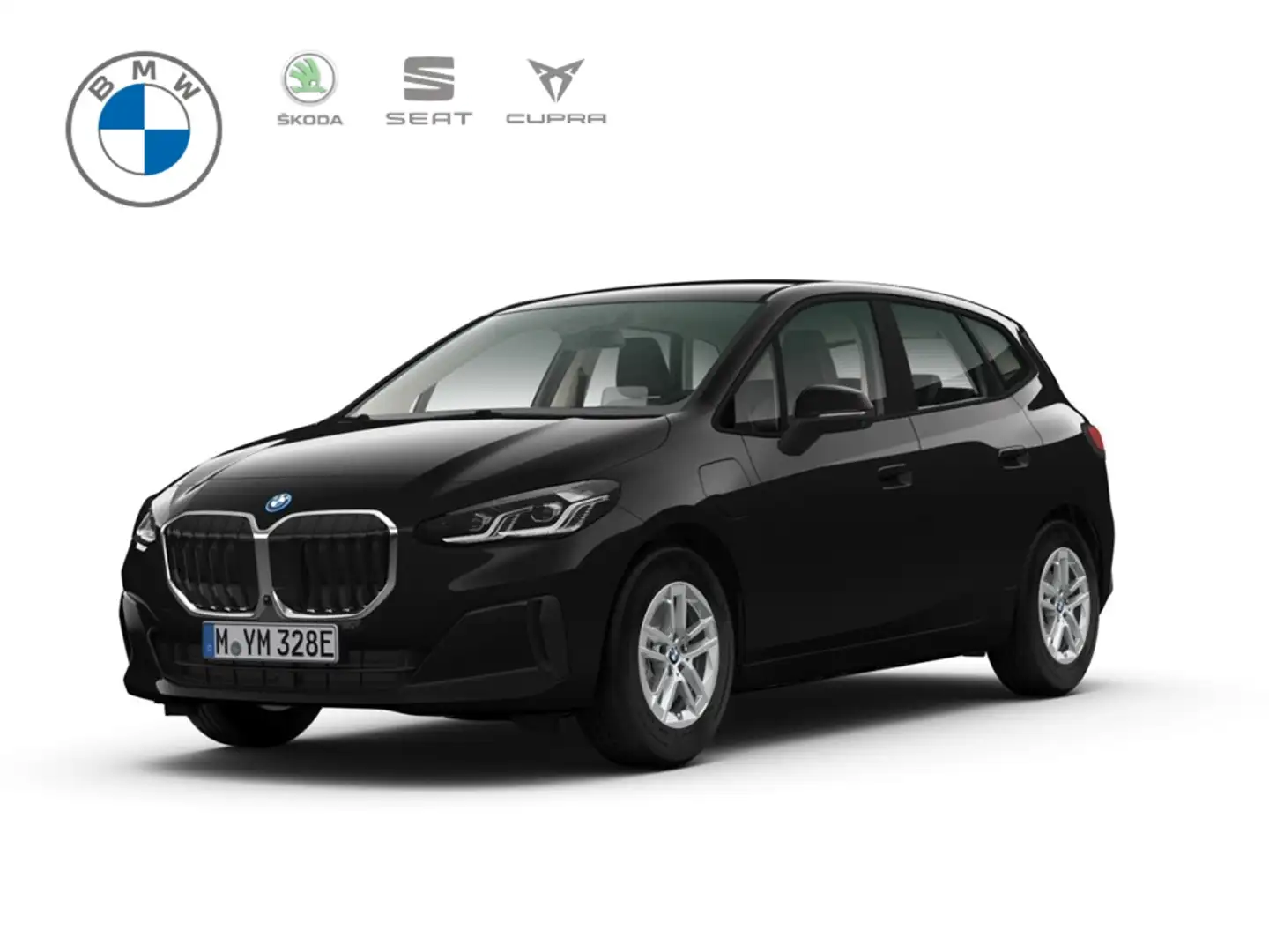 BMW 225 Active Tourer e xDrive Aut. SHZG+KAMERA+LED+DAB+KO Schwarz - 1