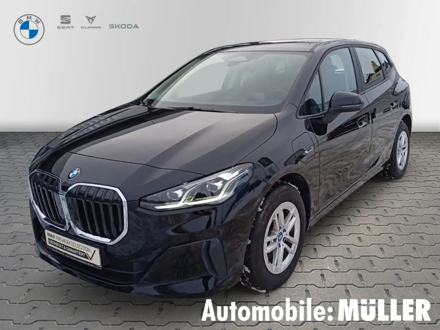 BMW 225 Active Tourer e xDrive Aut. SHZG+KAMERA+LED+DAB+KO Schwarz - 1