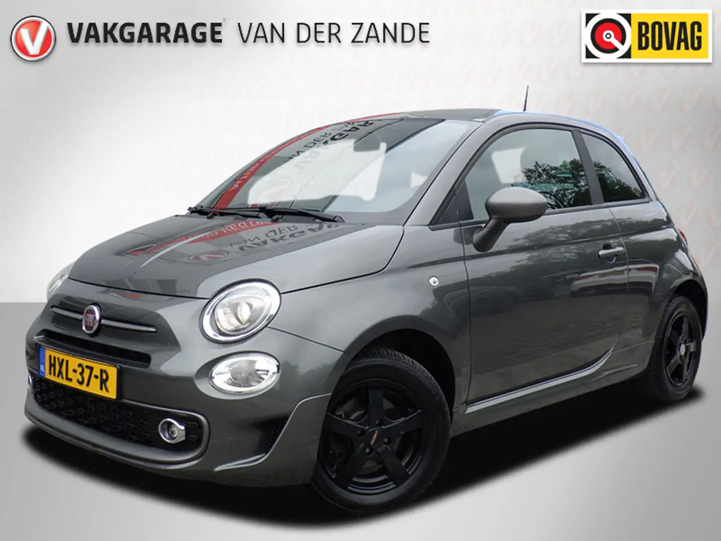 Fiat 500 1.2 Sport, Cruise Control, Airco, PDC, Facelift! Grau - 1