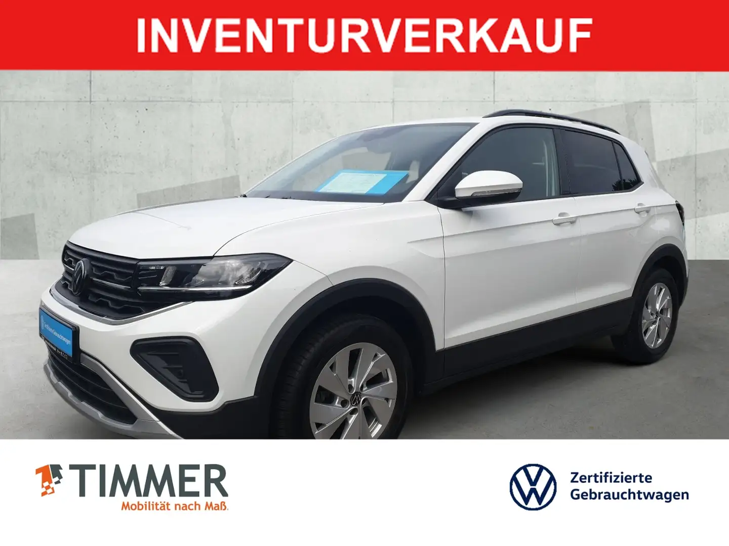 Volkswagen T-Cross 1.0 TSI LIFE *LED *ACC *VIRTUAL *APP *NAVI *SHZ * Bianco - 1