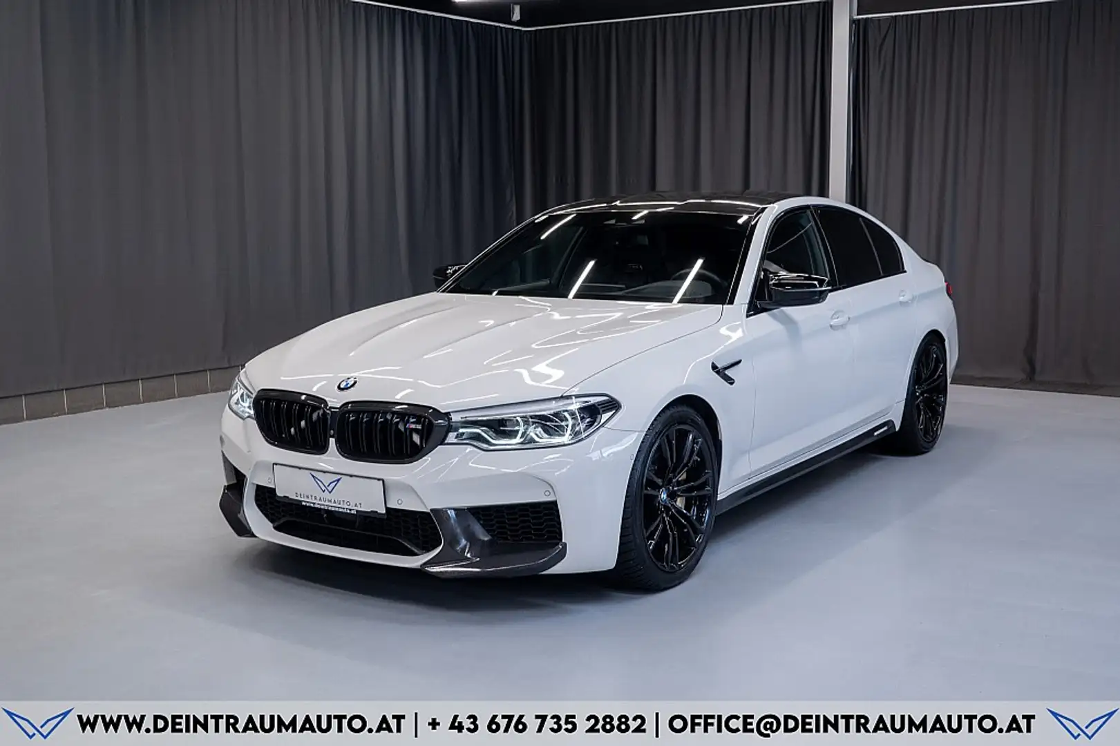 BMW M5 Competition Aut. *KERAMIK*CARBON*HEAD-UP*VOLL* Weiß - 1