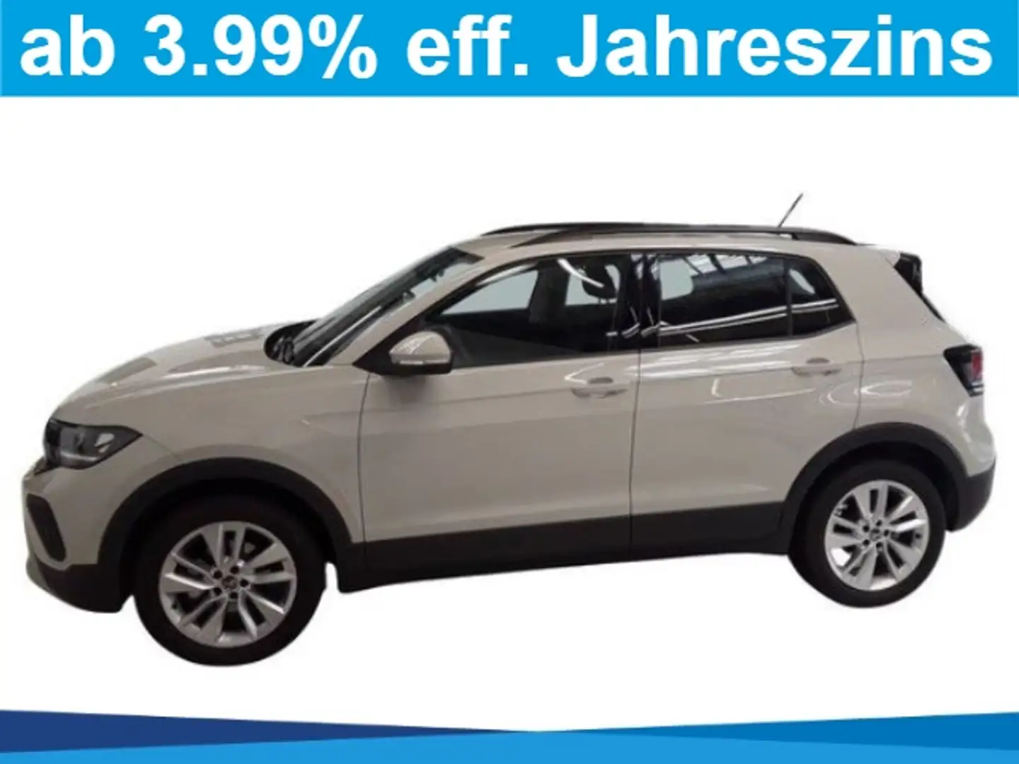Volkswagen T-Cross 1.0 TSI DSG Life ACC Apple CarPlay Android Auto Kl Grau - 1