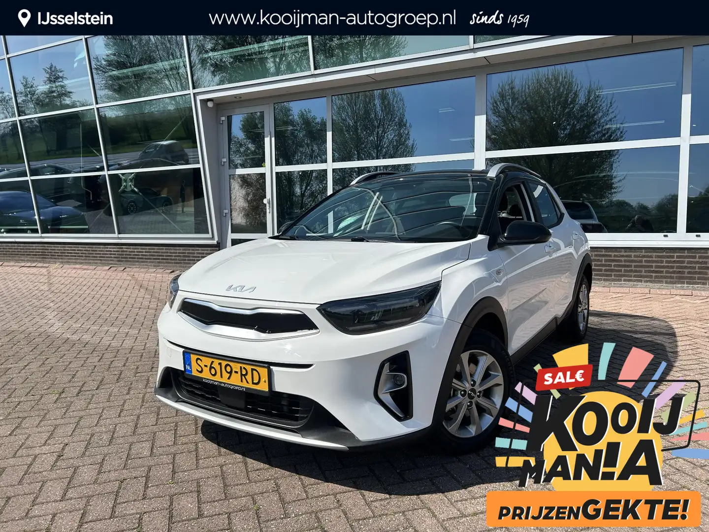 Kia Stonic 1.0 T-GDi MHEV DynamicLine Foto's volgen | Wit - 1