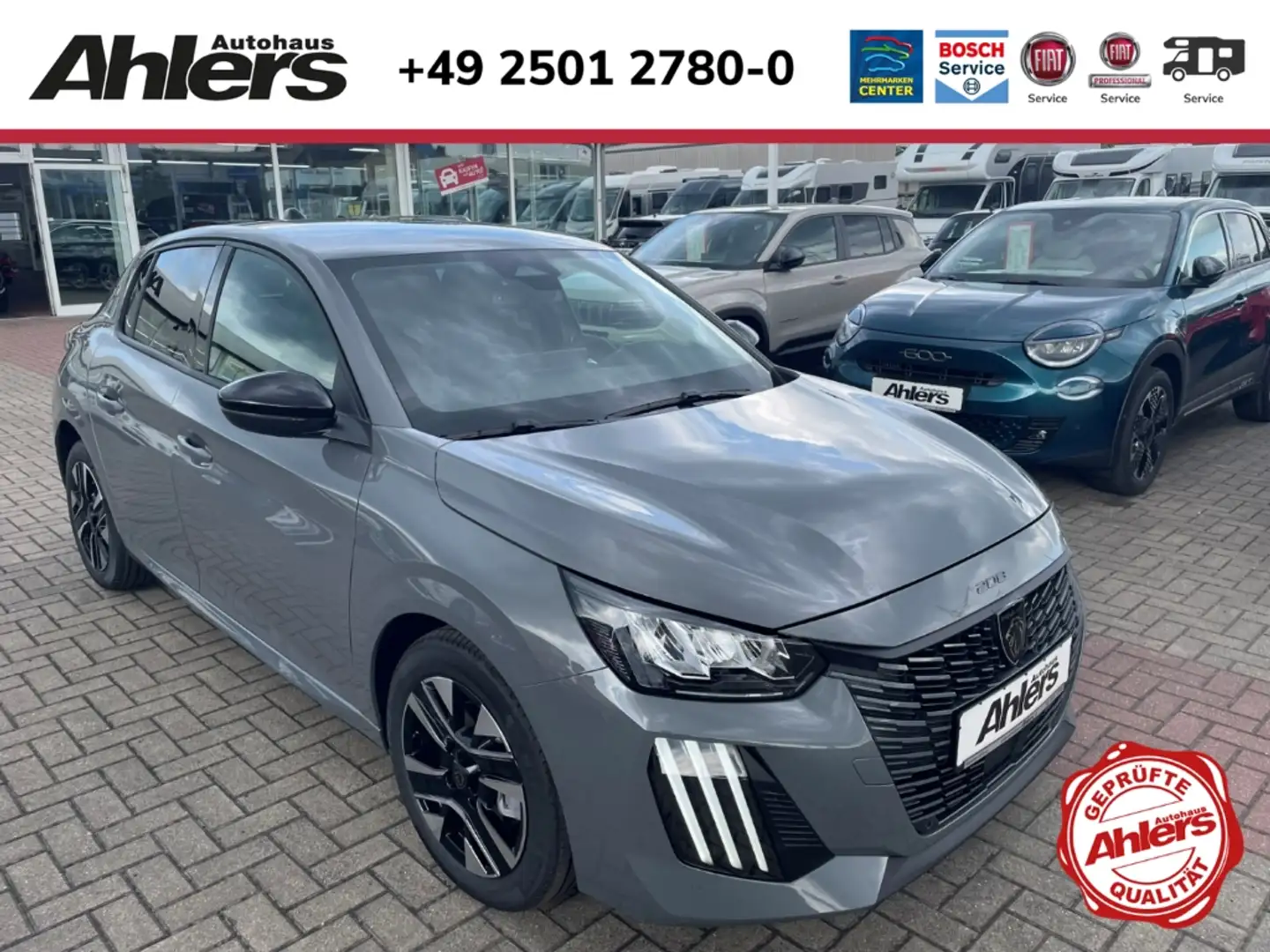 Peugeot 208 Allure+CARPLAY+PDCVO/HI+TEMPOMAT+KLIMAAUTO+ Gris - 1