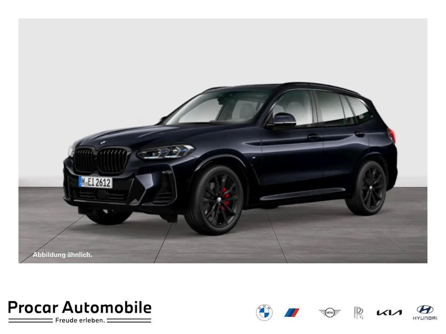 BMW X3 xDrive30i M Sport HUD PANO ACC AHK Schwarz - 1