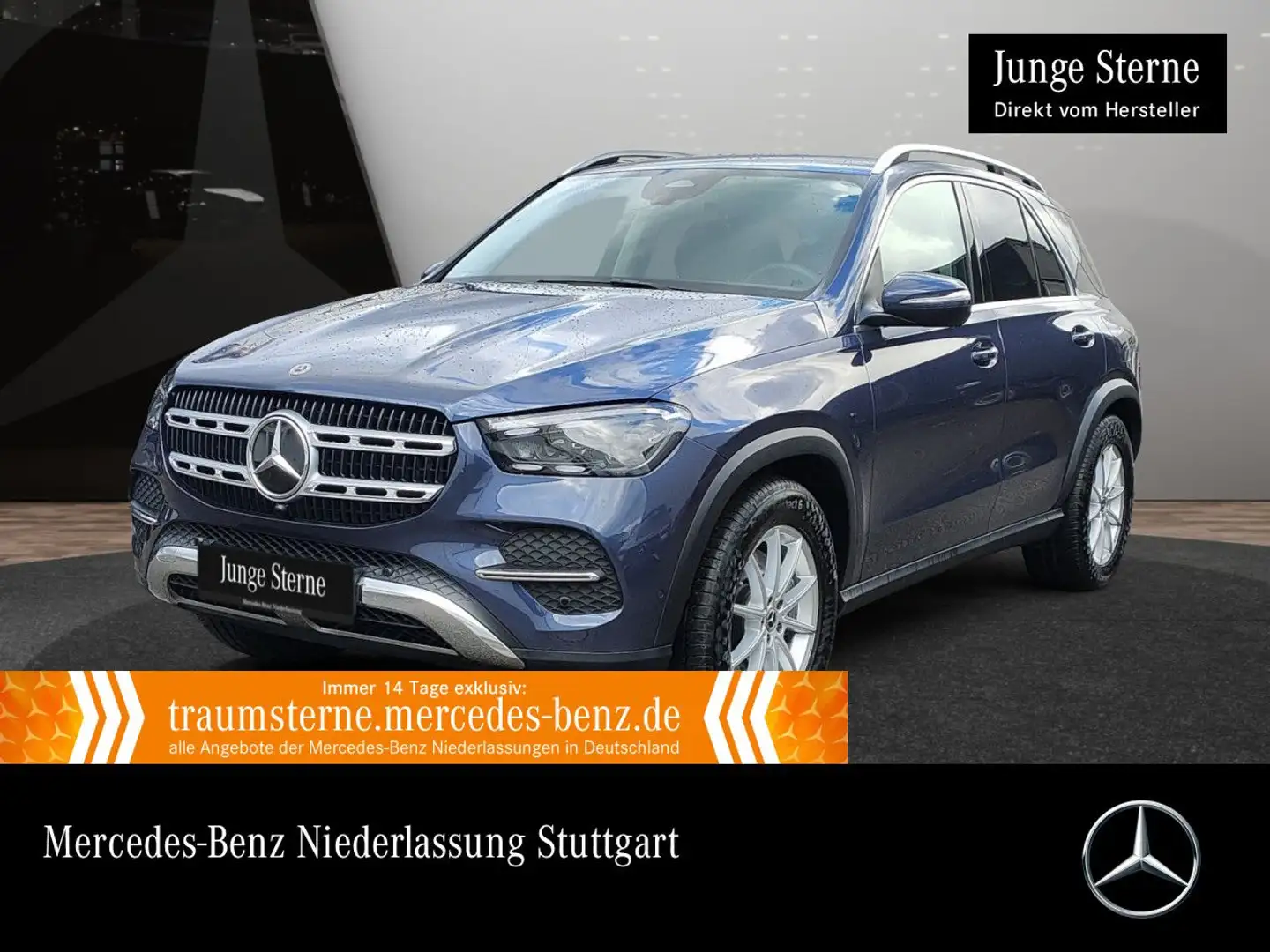Mercedes-Benz GLE 350 de 4M AHK+MULTIBEAM+KAMERA+19"+SPUR+9G Azul - 1