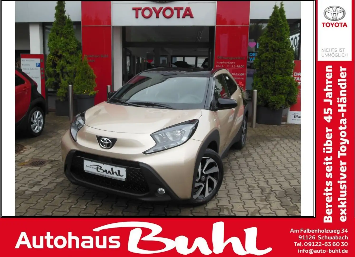 Toyota Aygo X S-CVT Teamplayer* AUTOMATIK 3,99% Beige - 1