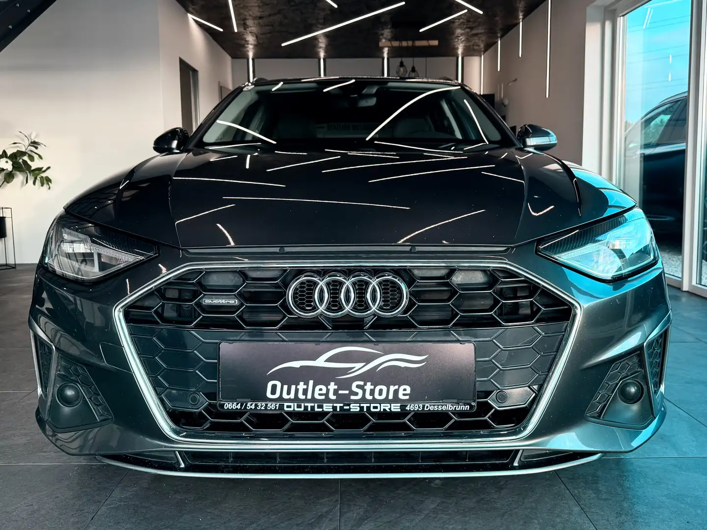 Audi A4 50 TDI quattro*S-Line*1.Besitz*R-Kamera*Standh.* Grau - 2