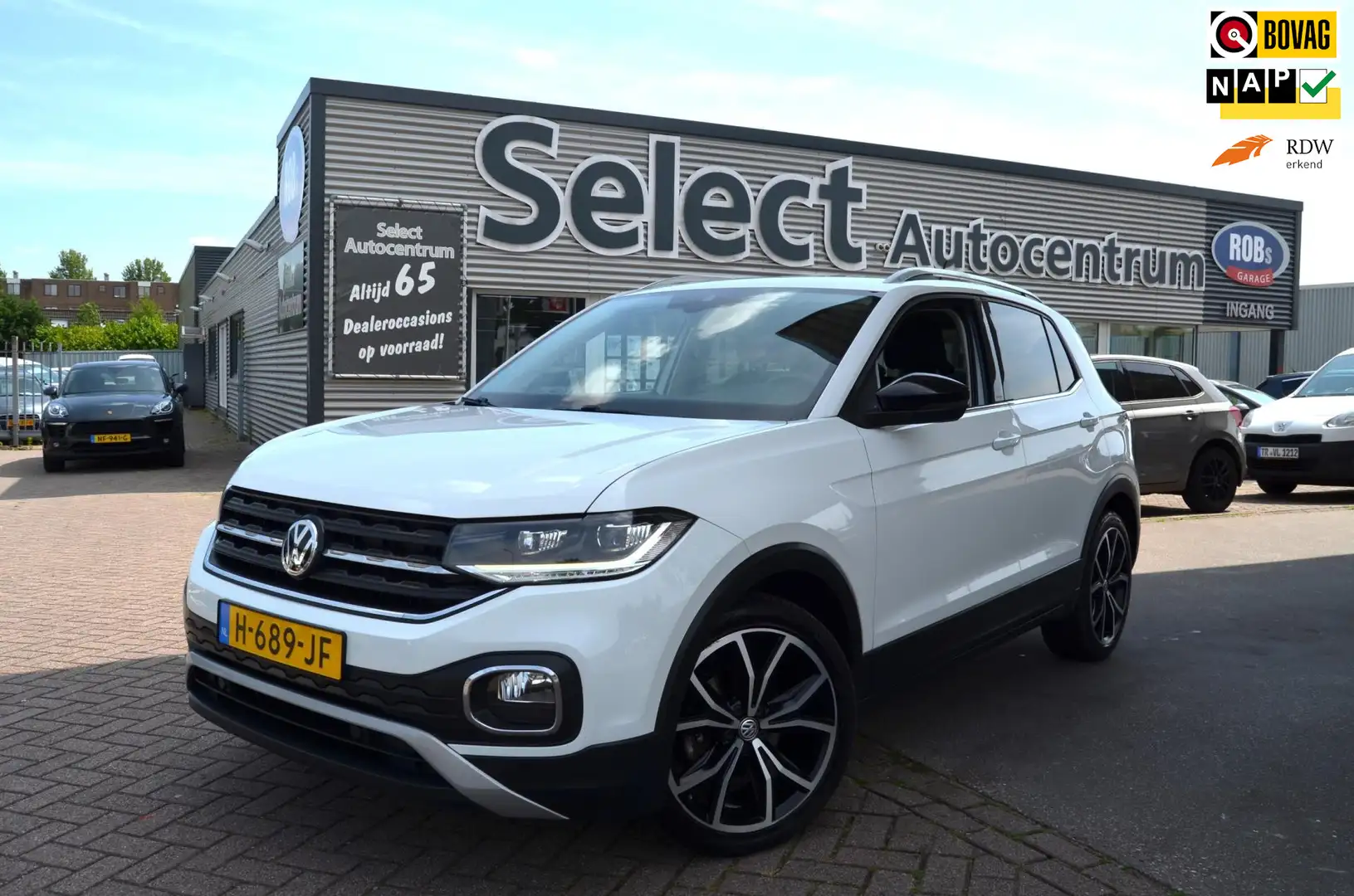 Volkswagen T-Cross 1.0 TSI Style|LED|TREKHAAK|116PK|NAVI|CARPLAY|SENS Wit - 1