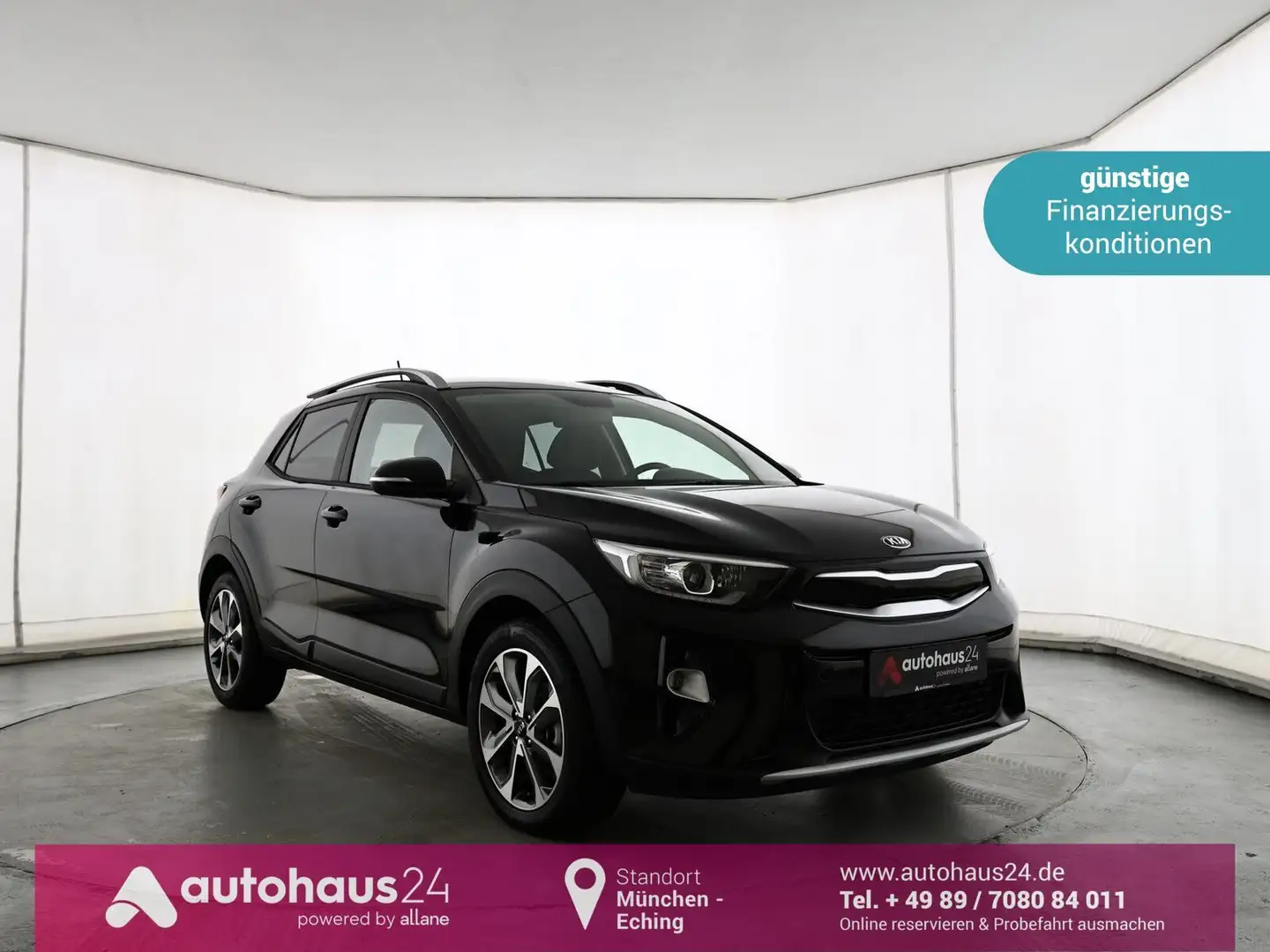 Kia Stonic 1.0 T-GDI Vision ParkPilot|Sitzheiz.|DAB Schwarz - 1