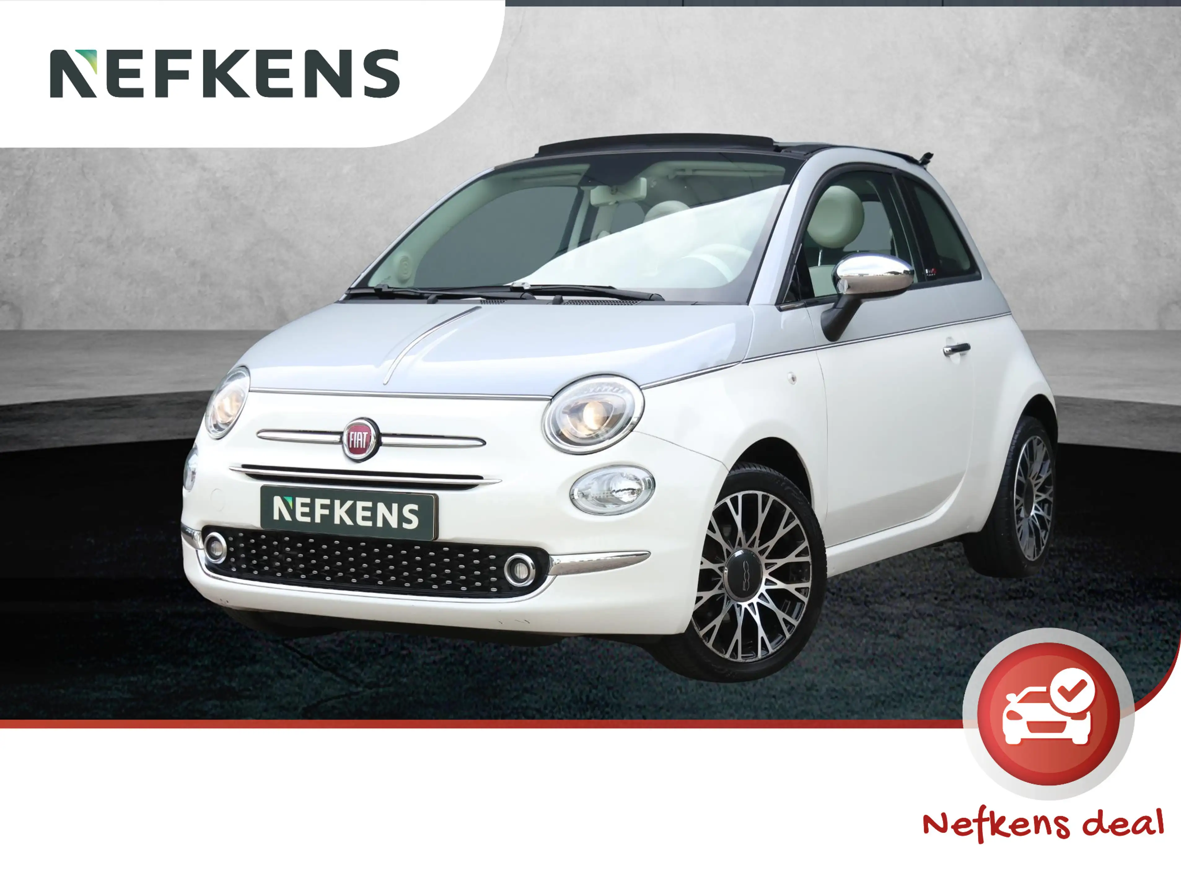 Fiat 500C 80pk Collezione Cabrio | 1ste eigenaar | Navigatie