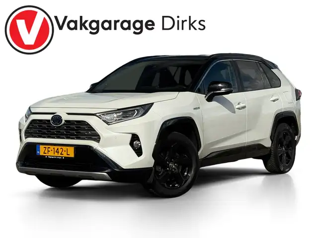 Toyota RAV4 2.5 Hybrid Bi-Tone ✅ Leder ✅ JBL ✅ Stuurverwarming