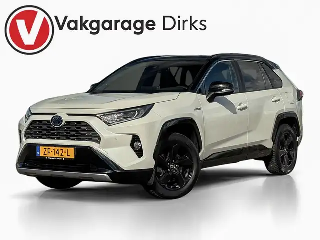 Toyota RAV4 2.5 Hybrid Bi-Tone ✅ Leder ✅ JBL ✅ Stuurverwarming
