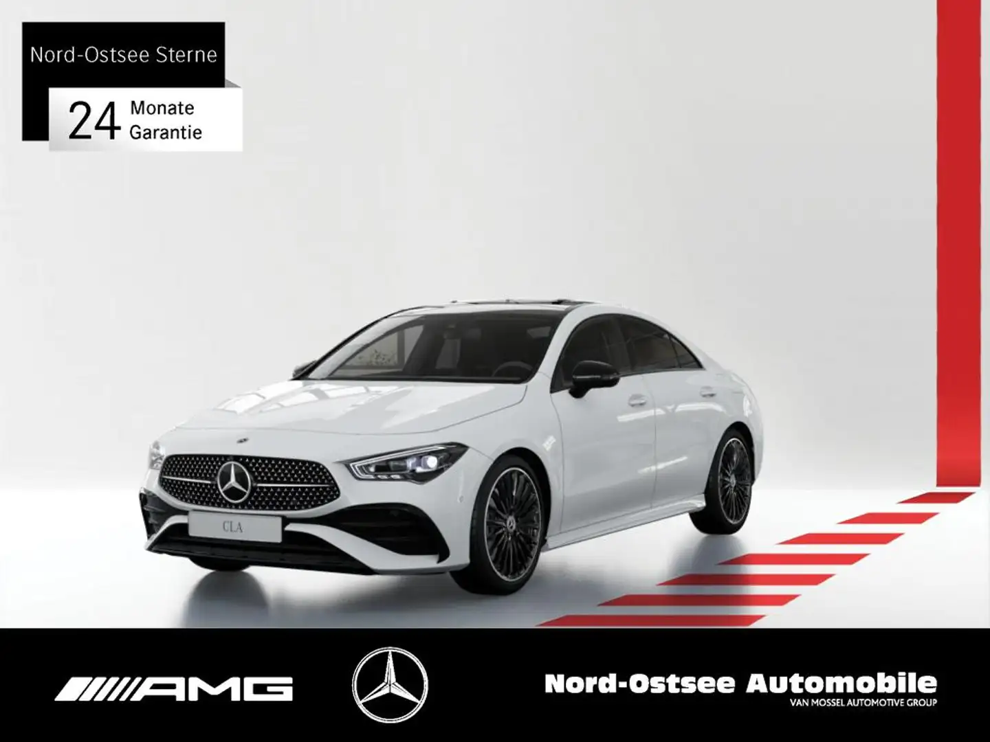 Mercedes-Benz CLA 200 COUPÈ AMG 360 PANO MULTIBEAM NAVI NIGHT Blanc - 1