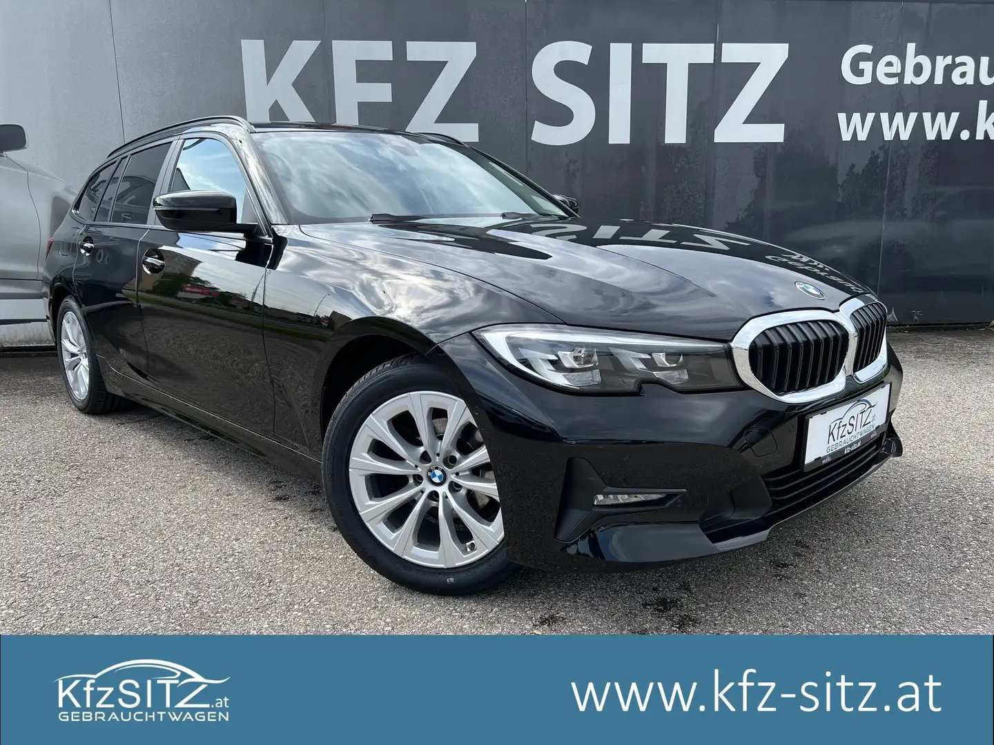 BMW 318 d 3er-Reihe (G21) Touring | HUD/AHK/SPORTSITZE Schwarz - 1