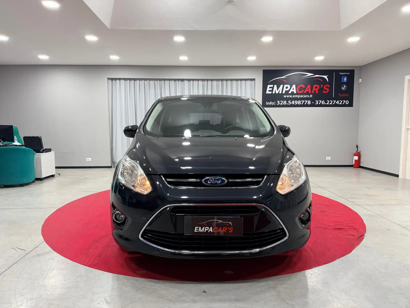 Ford C-Max C-Max II 1.6 tdci Titanium 115cv ''GARANZIA'' Noir - 2
