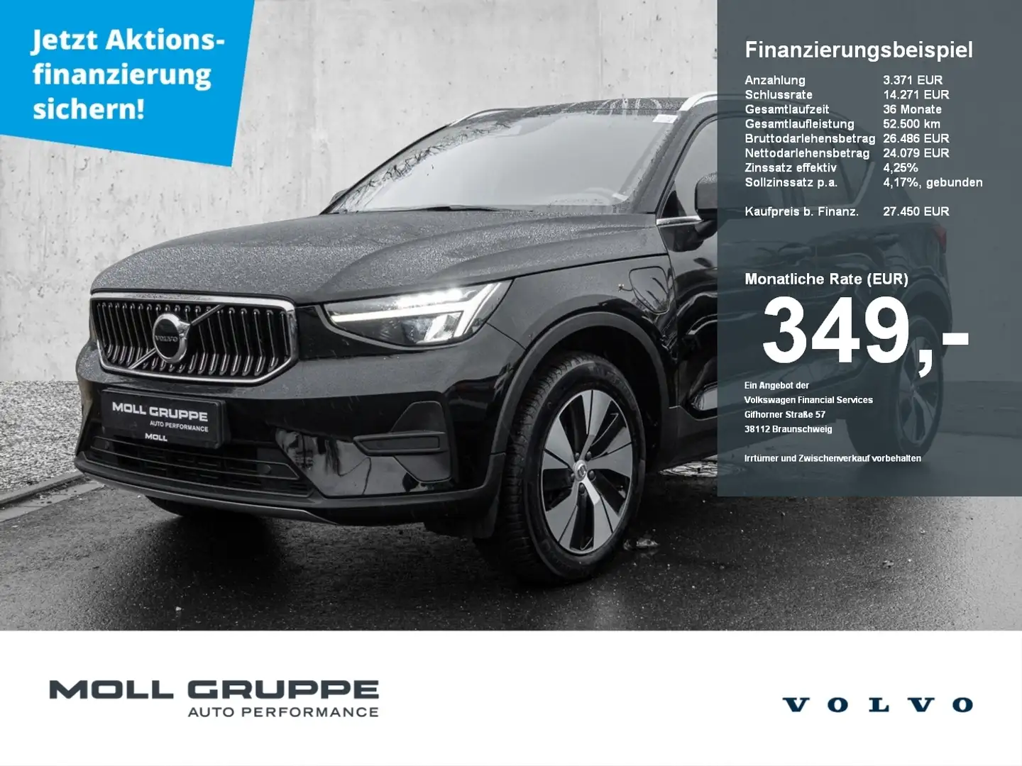 Volvo XC40 T4 2WD Core Plug-In LED Kamera Schwarz - 1