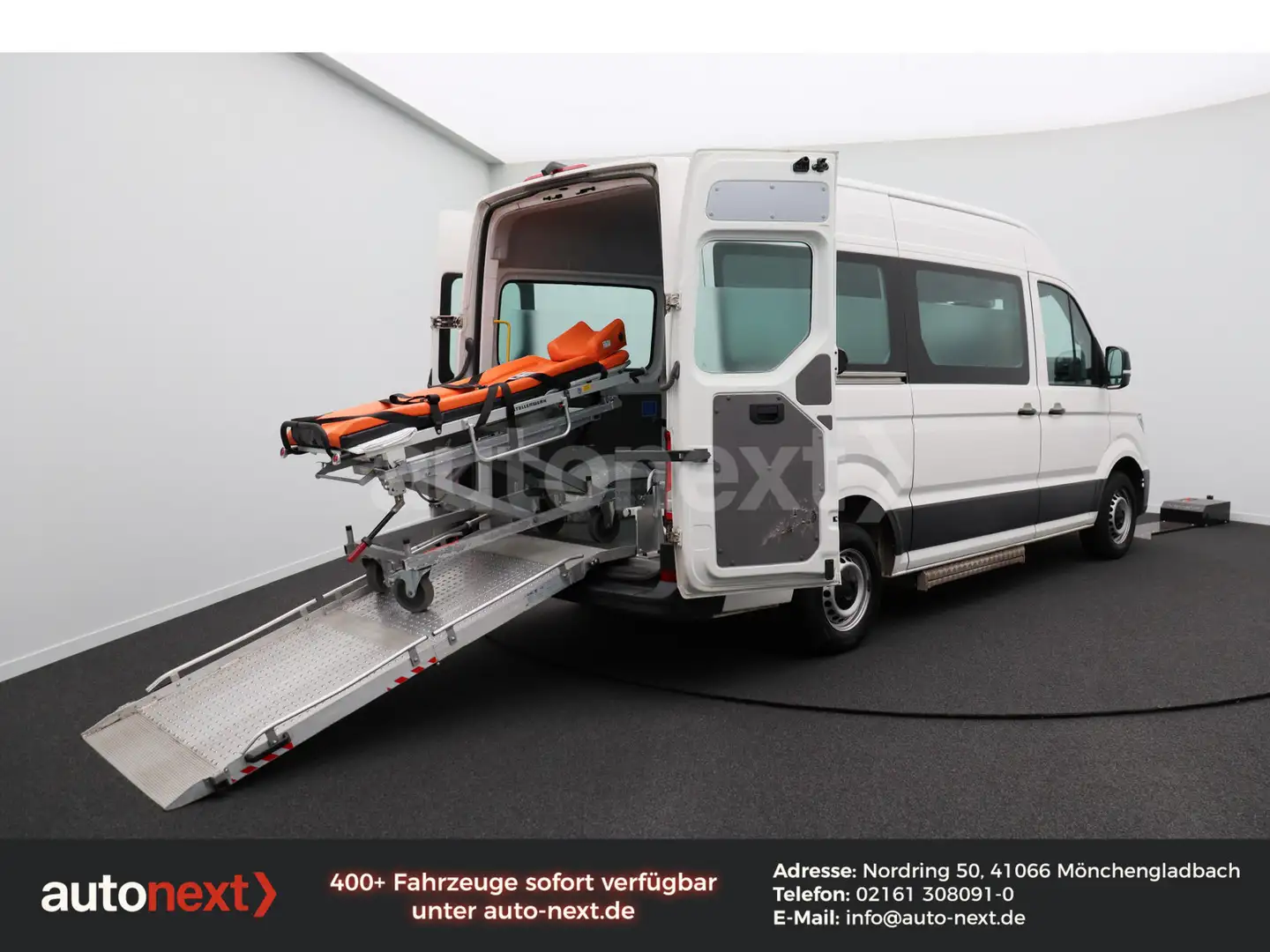 Volkswagen Crafter 35 Aut. KTW Krankentransport Liege+Trage Blanco - 1