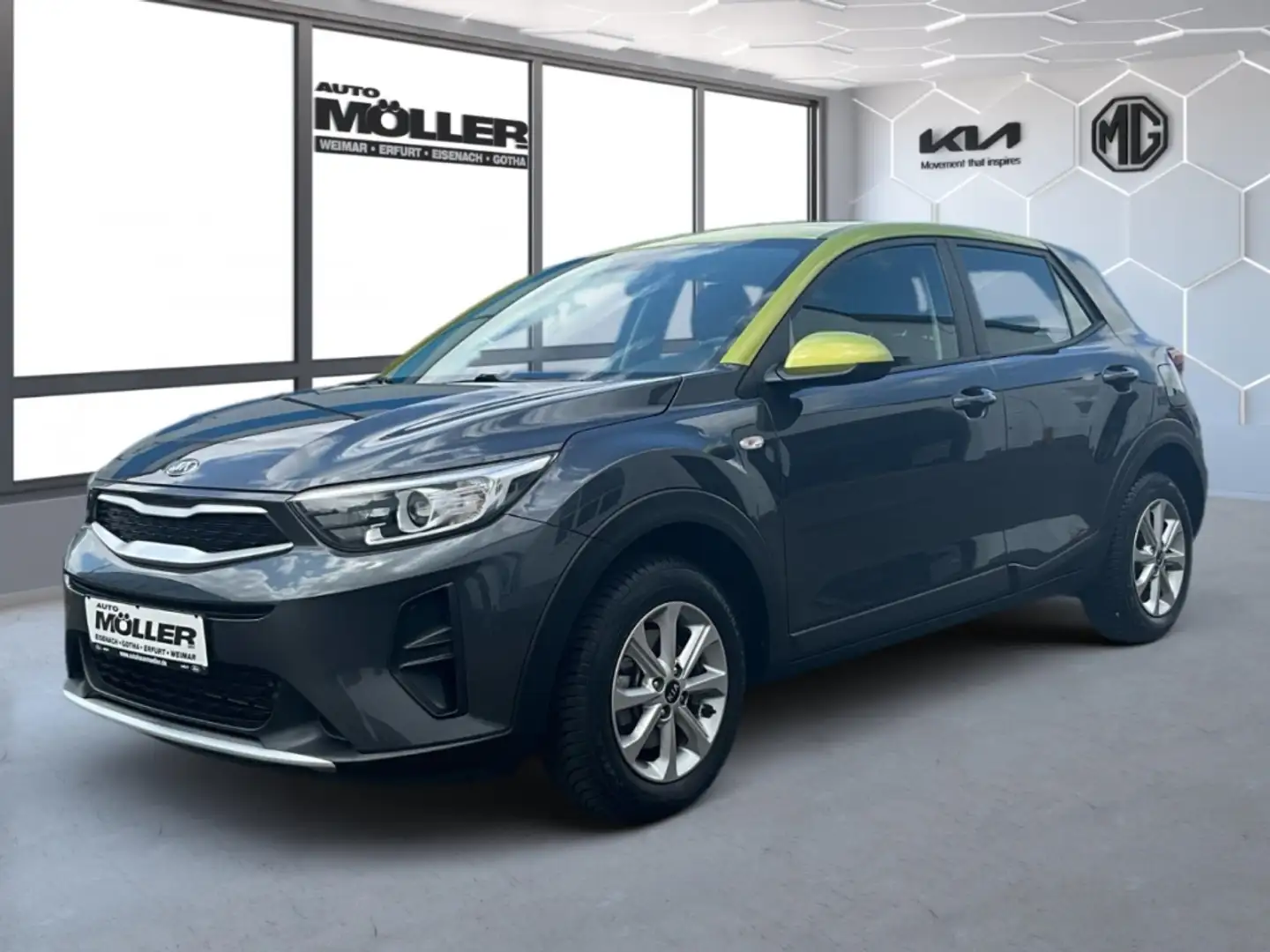 Kia Stonic Edition 7 1.2 SHZ LenkradHZG Temp Verde - 2