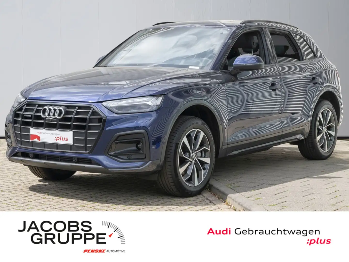 Audi Q5 45TFSI qu. advanced Black/Matrix/Pano/360°/ACC/AHK Blau - 1