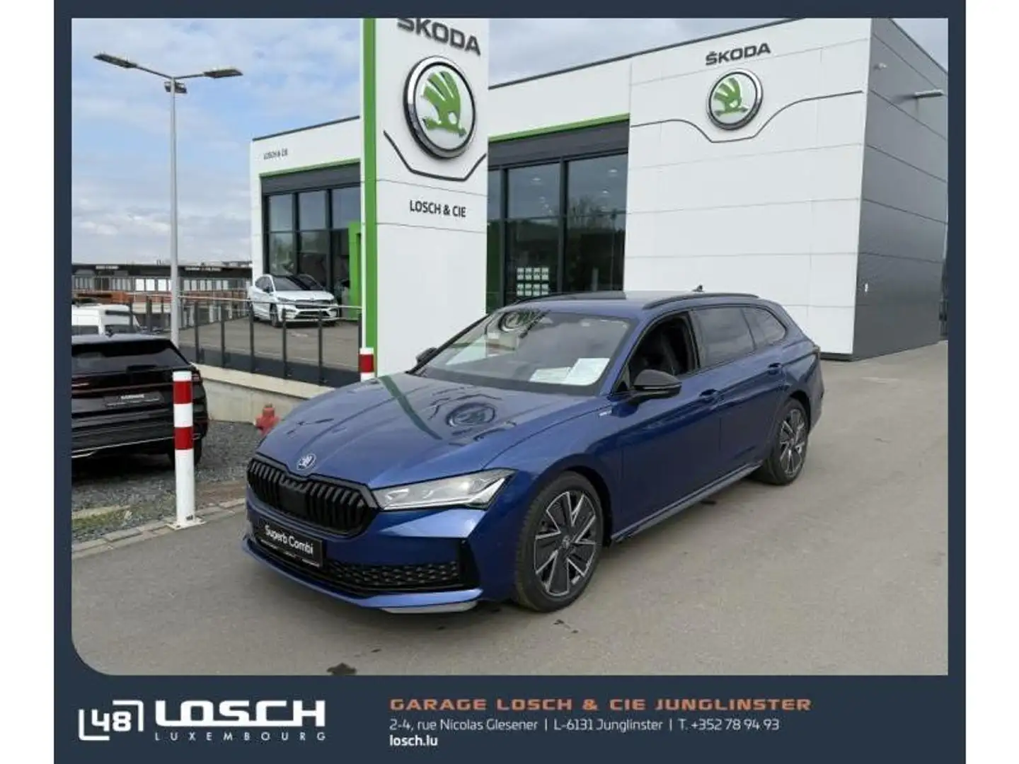 Skoda Superb Combi Sportline 2.0 TDI 193 PS Bleu - 1