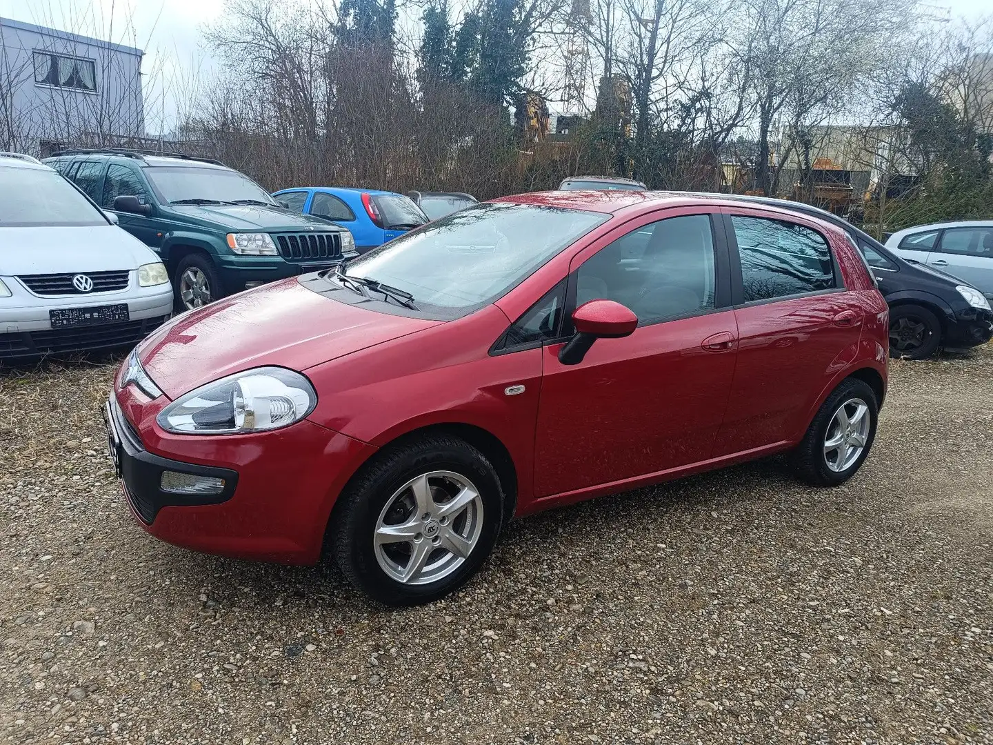 Fiat Punto Evo 1.4 Act. "115200*Klima*ZR + HU:neu" Rot - 1