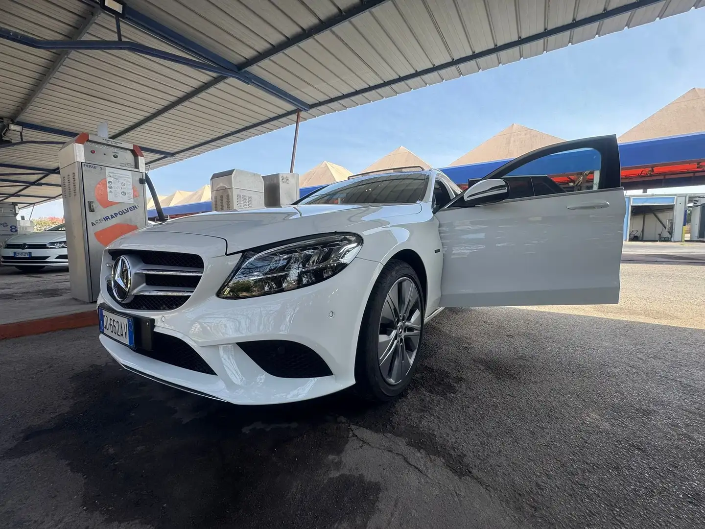 Mercedes-Benz C 300 Classe C-S205 2018 SW SW de eq-power Premium auto Bianco - 1