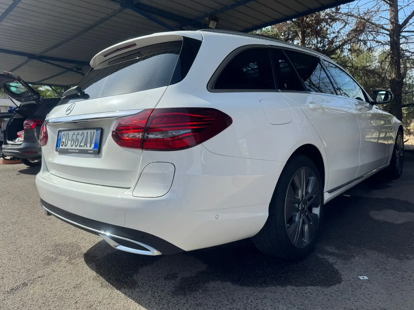Mercedes-Benz C 300 Classe C-S205 2018 SW SW de eq-power Premium auto Bianco - 2