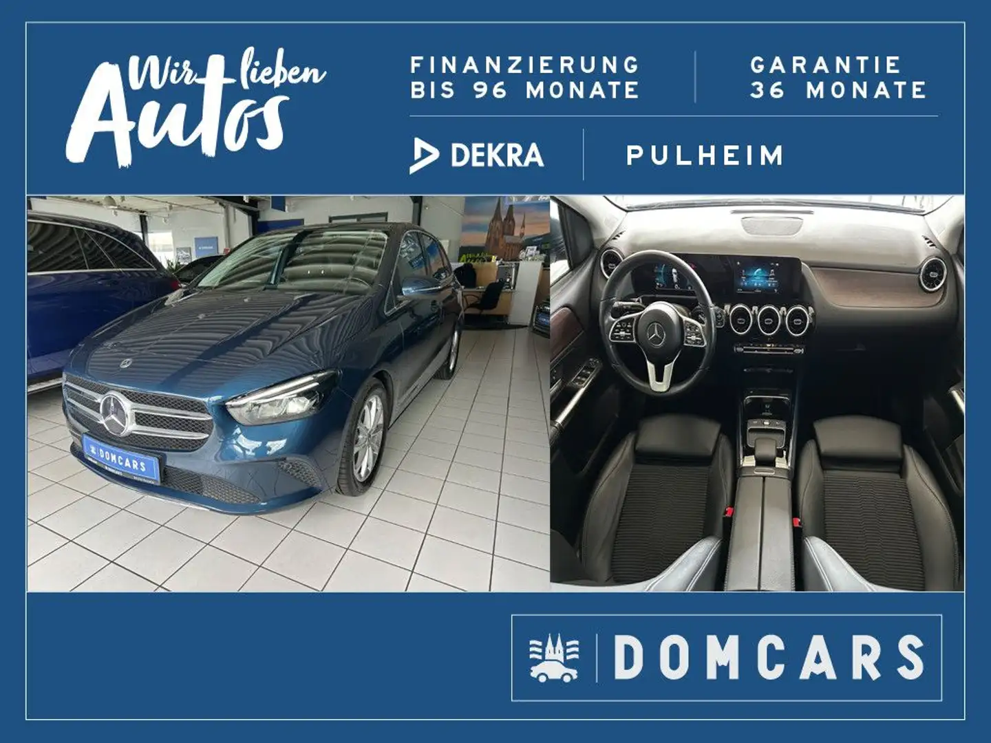 Mercedes-Benz B 180 d/NAVI/GARANTIE/AUTOMATIK/ALU/ASSISTENTEN// Albastru - 1