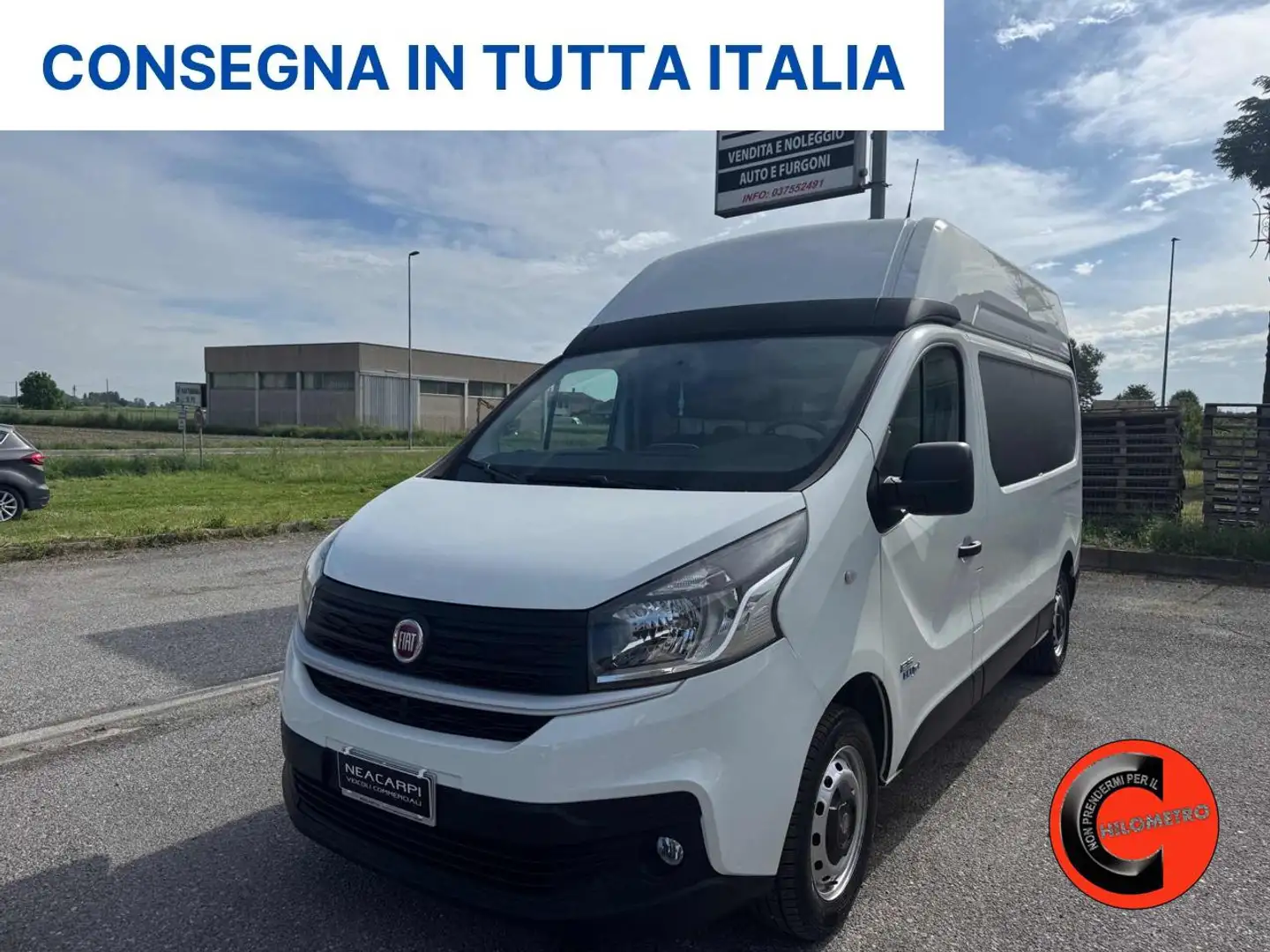 Renault Trafic (FIAT TALENTO)1.6 MJT 12Q PL-TM L2H2 POKI KM! Bianco - 1