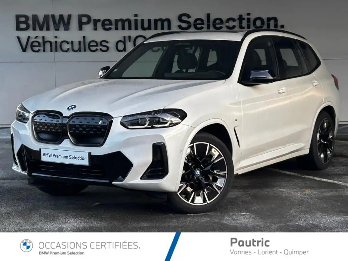 BMW iX3 M Sport 286ch Impressive Blanc - 1