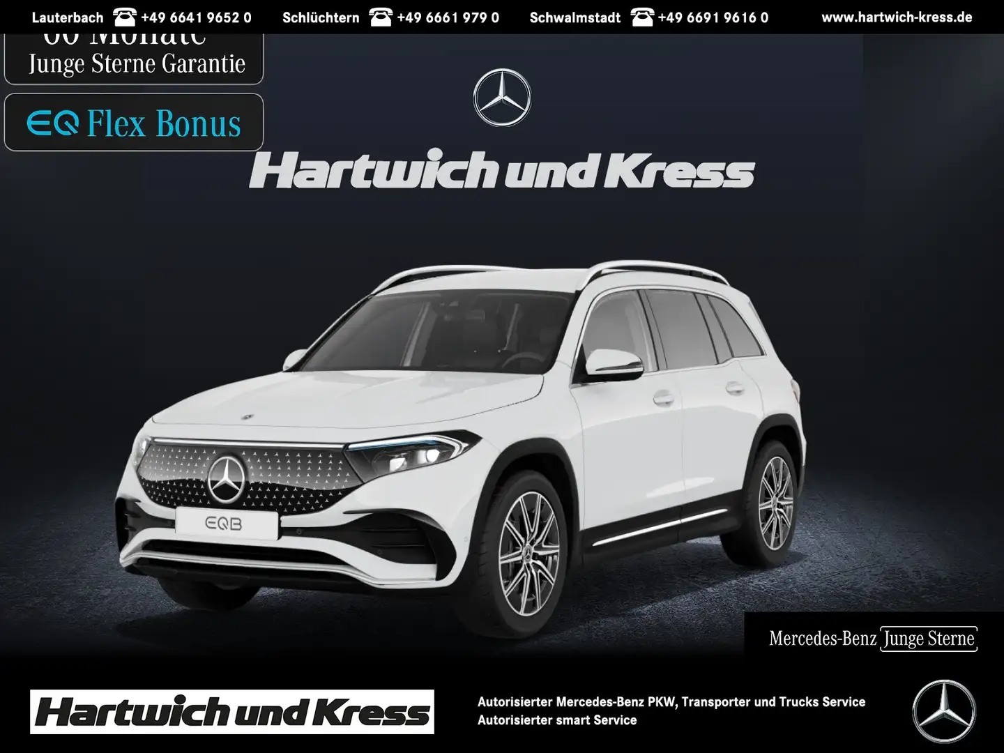 Mercedes-Benz EQB 350 EQB 350 AMG Line 4Matic+7Sitzer+19"Räder+LED+Kamera+ White - 1