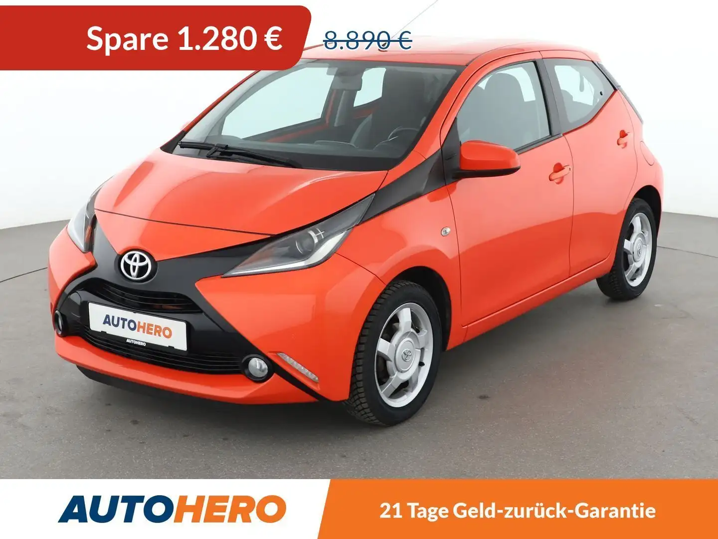 Toyota Aygo 1.0 X-Play Touch*TEMPO*CAM*KLIMA*GARANTIE* Orange - 1