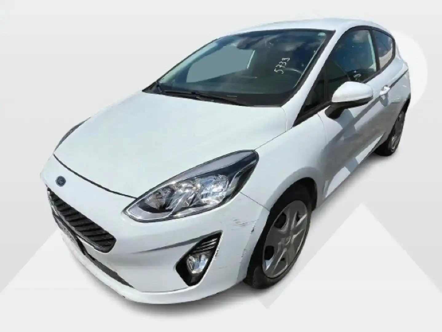 Ford Fiesta 5p 1.5 tdci  VAN -  targa GC336YN Biały - 1