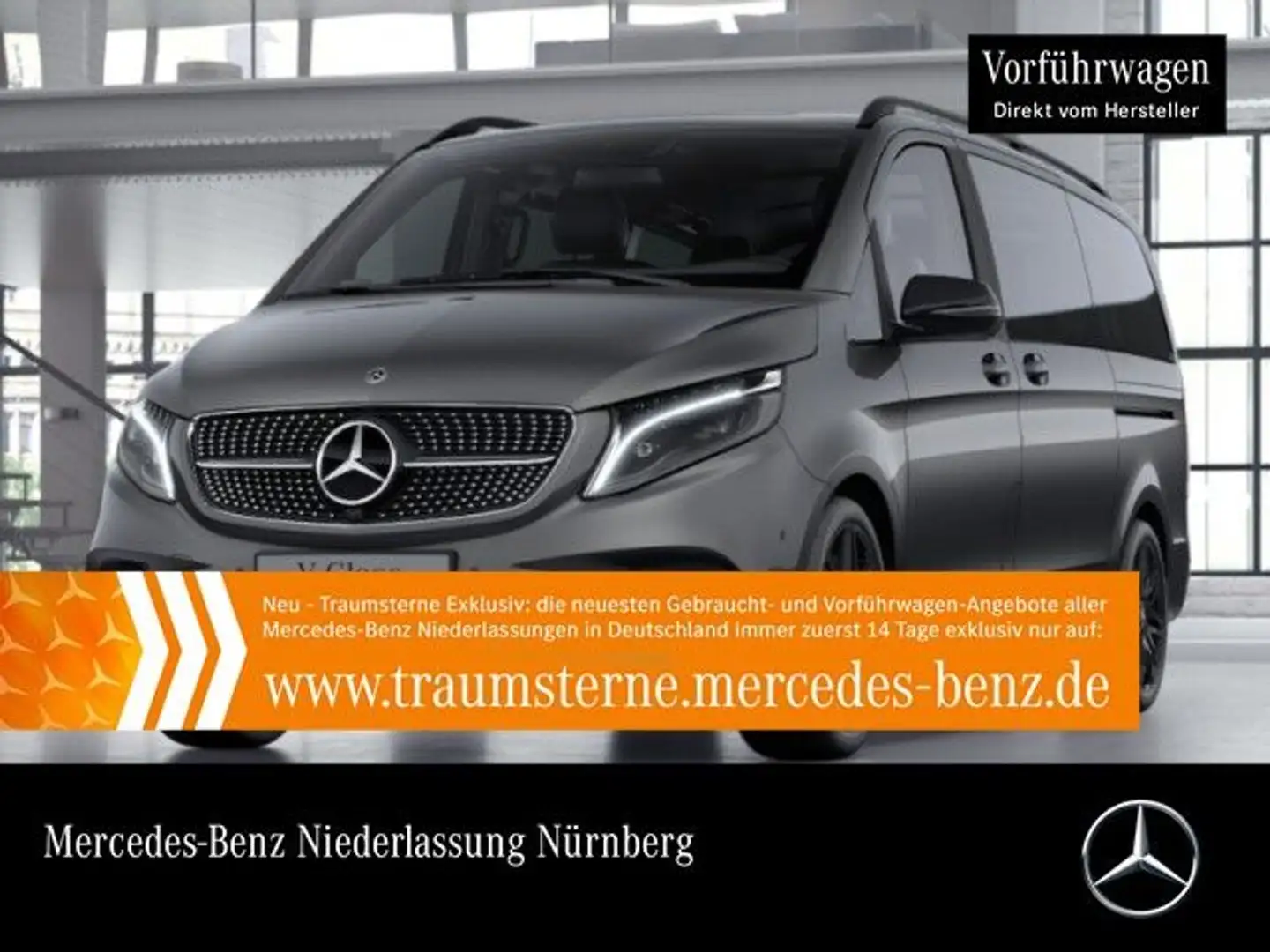 Mercedes-Benz V 220 d 4M EDITION+Allrad+AMG+9G+AHK+StandHZ+LED Grijs - 1