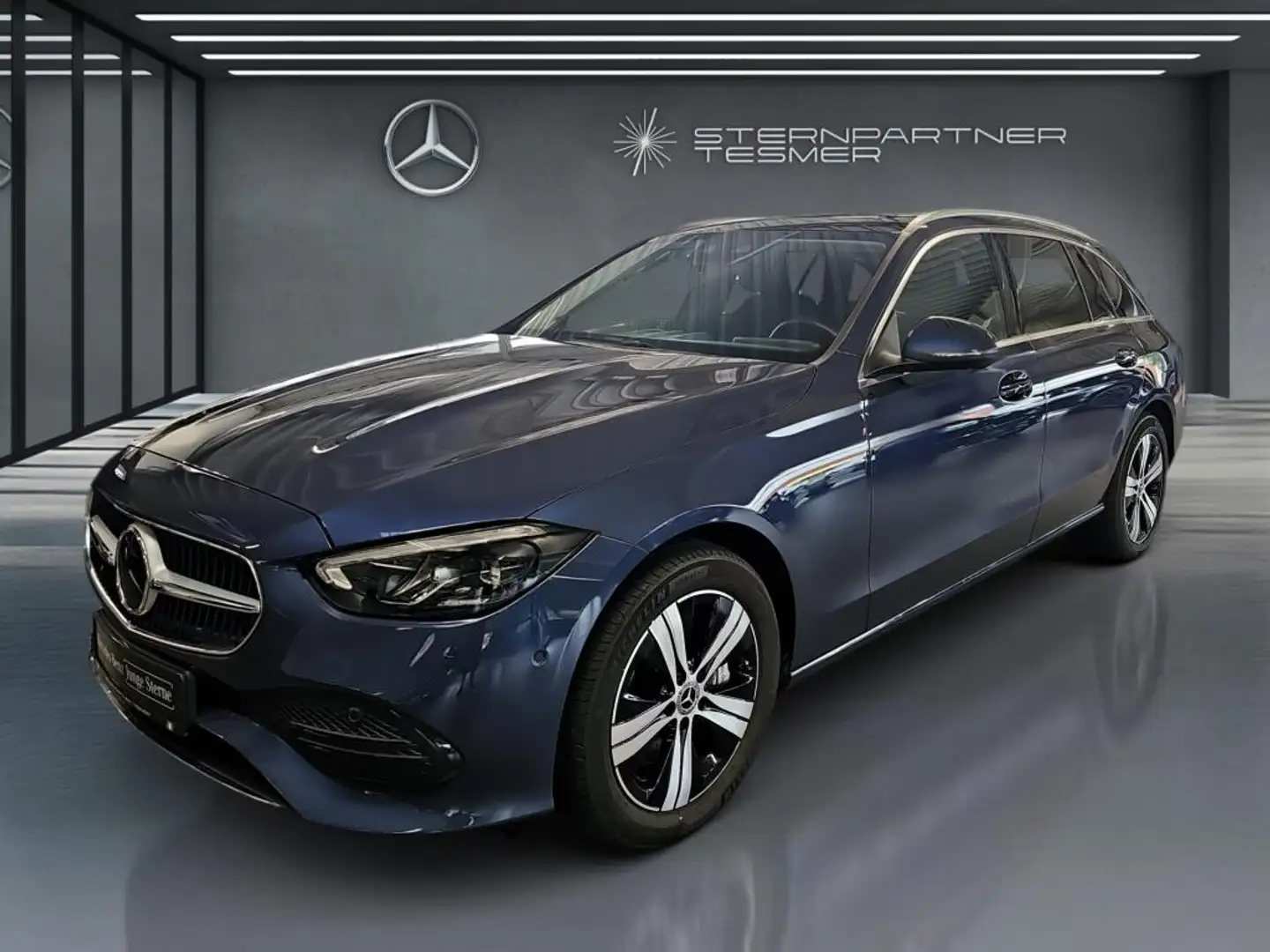Mercedes-Benz C 300 e T AVANTGARDE+MBUX+DIST+PANO+AMBIENTE+AHK Blau - 2