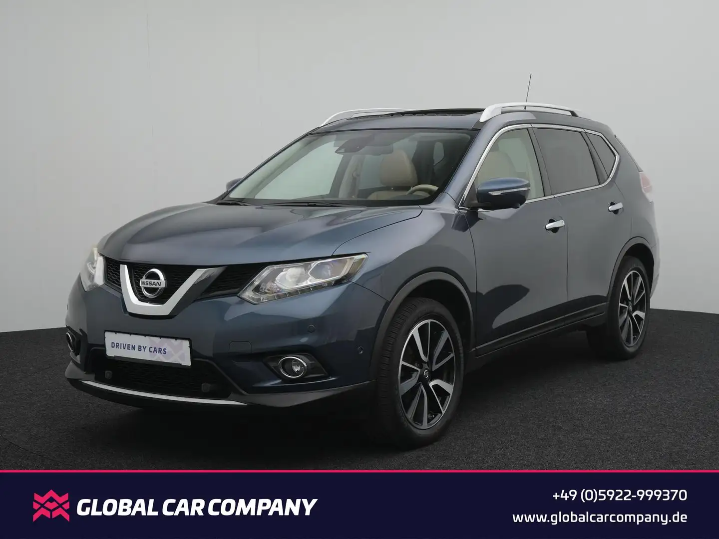 Nissan X-Trail Tekna 4x4,LED,PANO,E-SITZE,TOTW,AHK,LANE Niebieski - 1