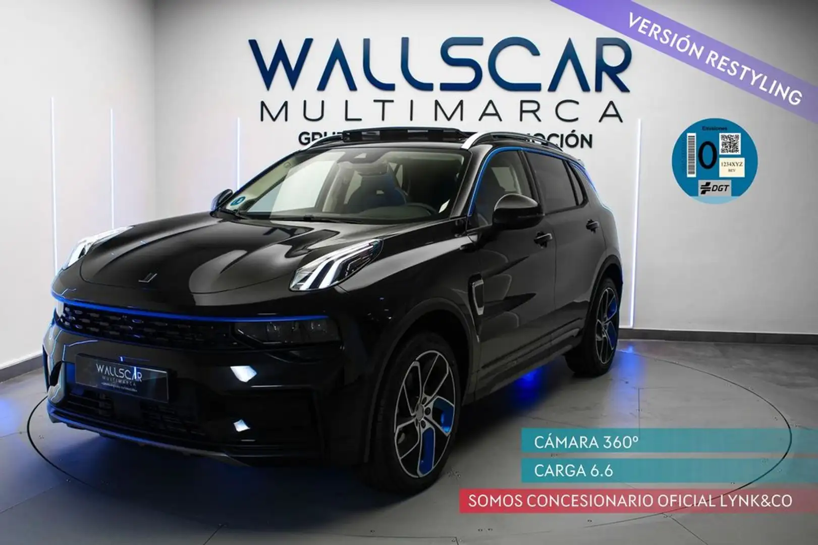 Lynk & Co 01 1.5 PHEV 6.6kW Zwart - 1