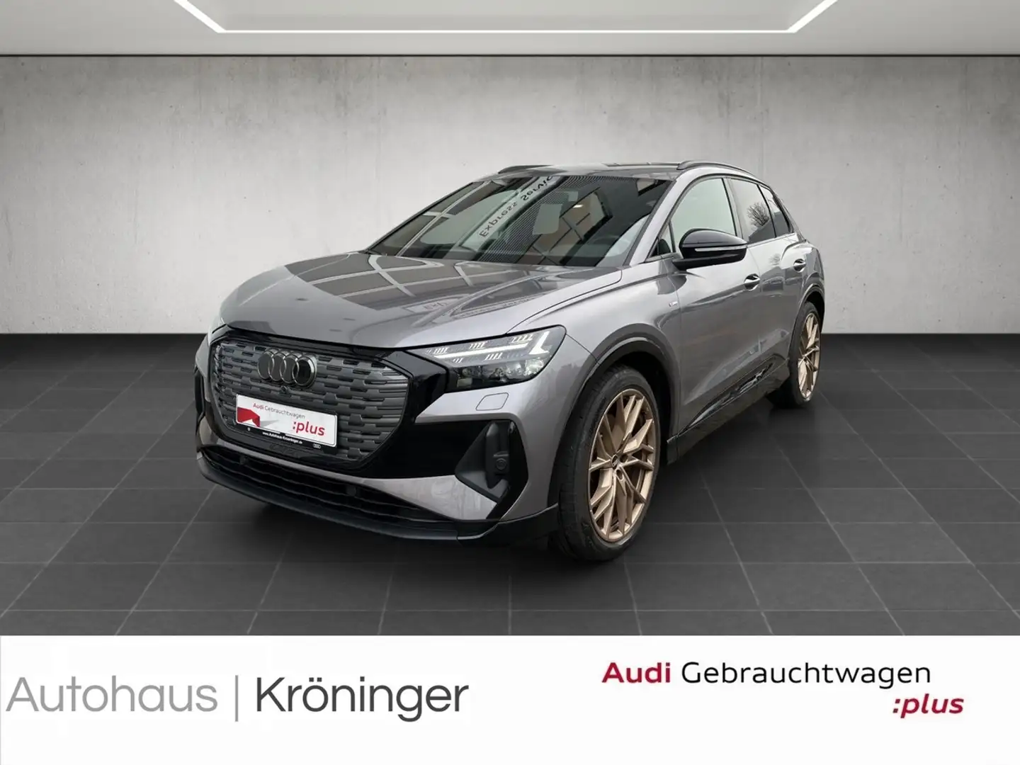 Audi 40 e-tron Sline AHK Matrix Leder Stand Grau - 1