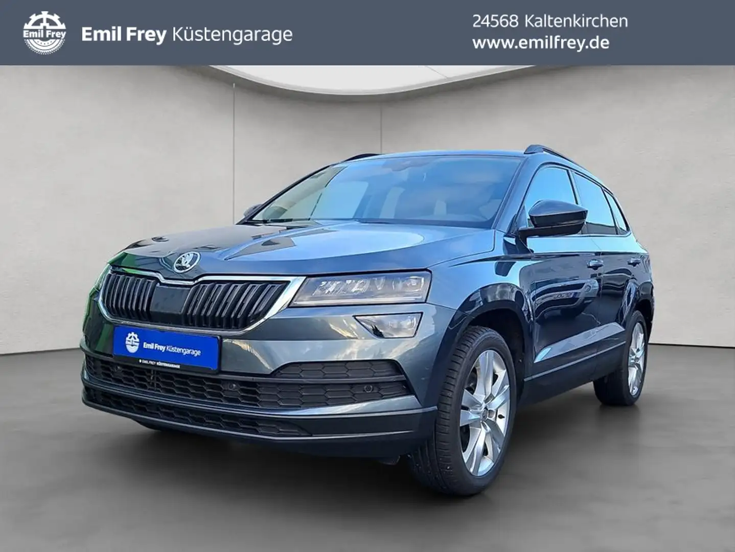Skoda Karoq Style 2.0TSI DSG schwenkb. AHK Navi elekt. Grau - 1