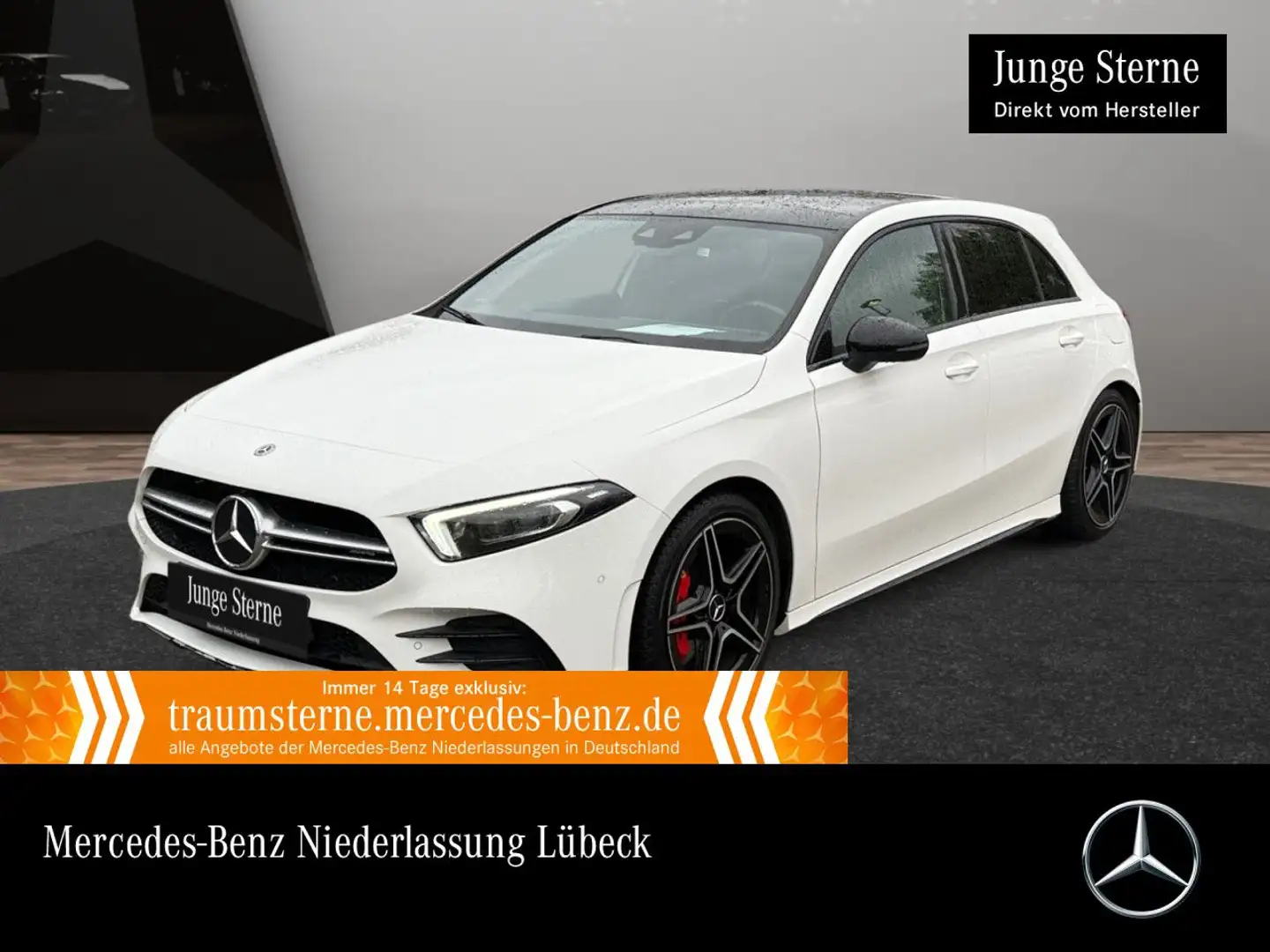 Mercedes-Benz A 35 AMG A 35 4M Kompakt AMG+PANO+MULTIBEAM+BURMESTER+TOTW Blanc - 1
