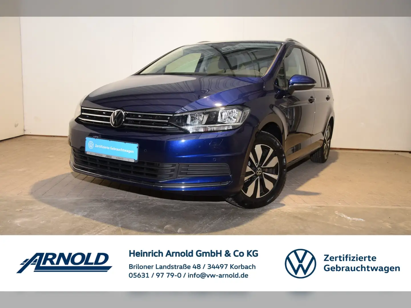 Volkswagen Touran TSI Move AHK, Navi, 7-Sitze Blau - 1
