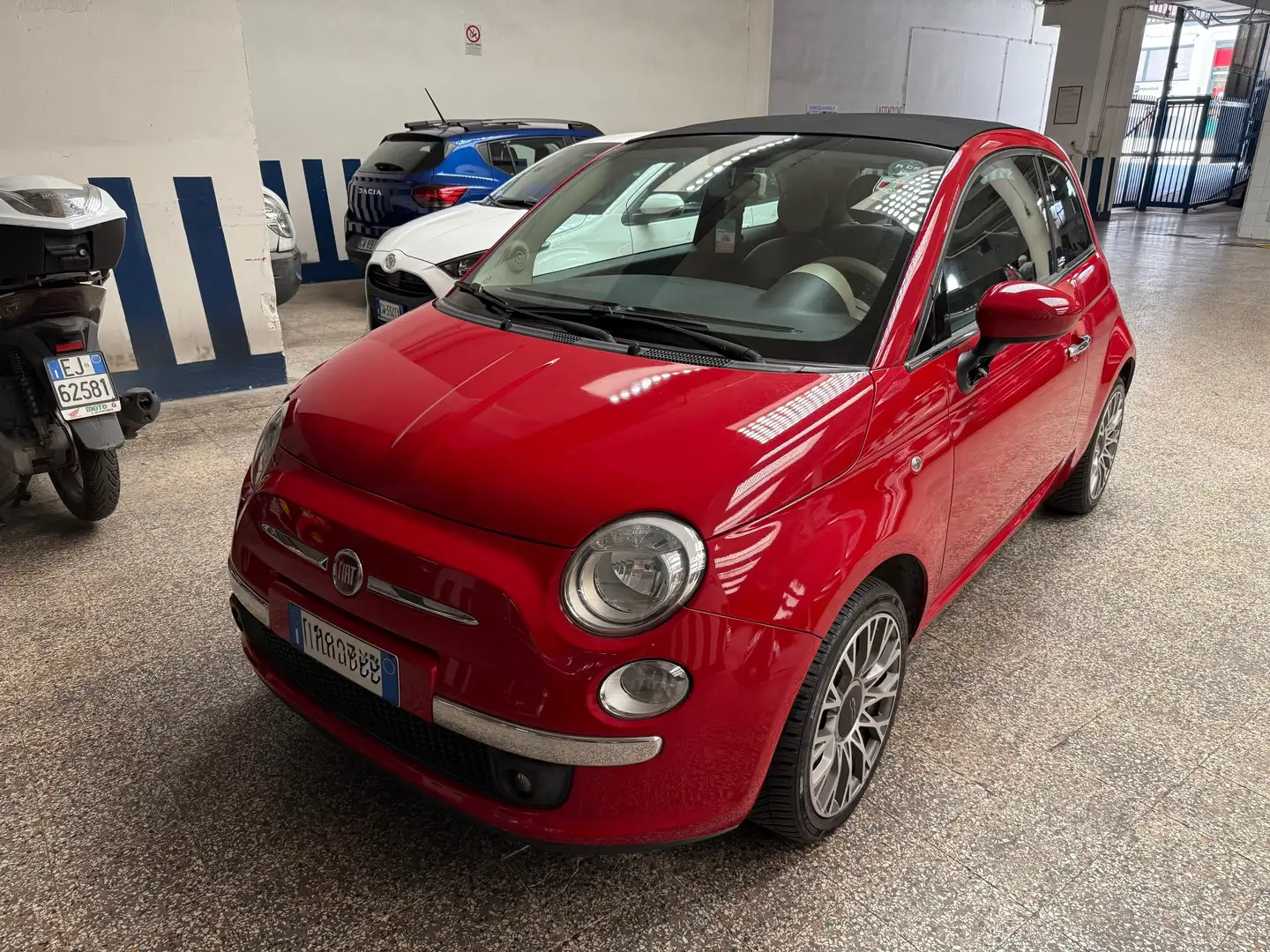 Fiat 500C Lounge Rouge - 1