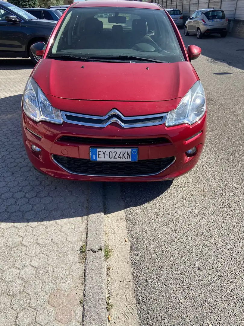 Citroen C3 C3 1.2 puretech Seduction 82cv E6 Rood - 1