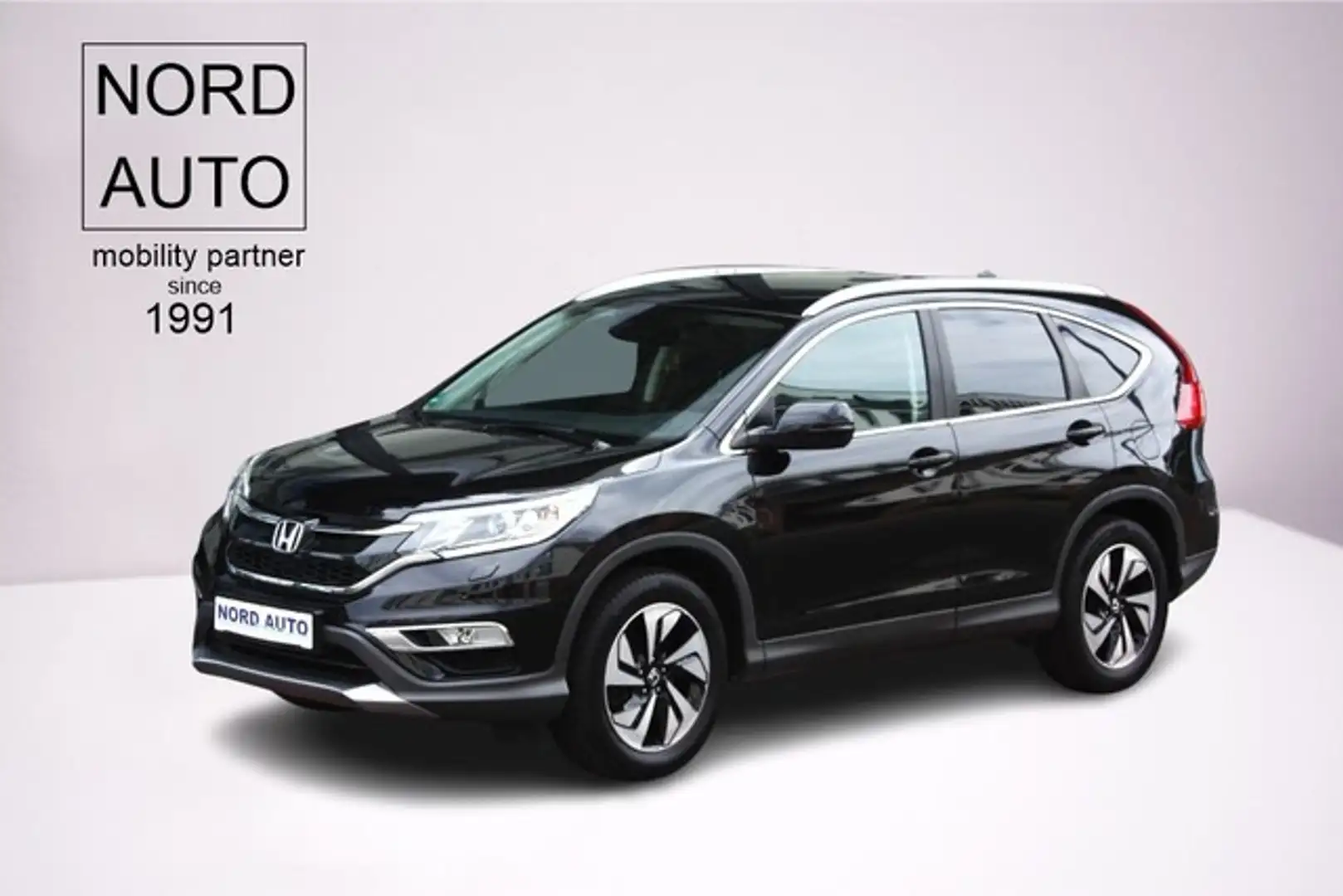 Honda CR-V 1.6 Dtec 4x4 Autom. Navi/LED/1.Hand Schwarz - 1
